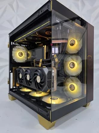 PC Gamer dorado Dinasty Jewelry con Zotac Gaming